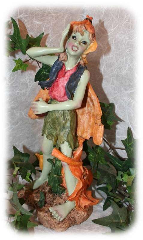 ~ Male Acorn Pixie OAK -Boxed Anthony Fisher Collectable ~ Large Standing 24cm x 11cm