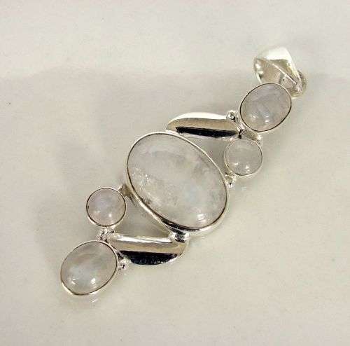 Beautiful Moonstone Pendant set in .925 Sterling Silver!