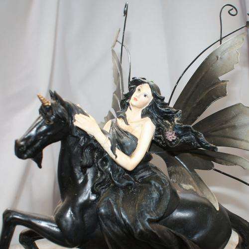 Stunning Black Rider Fairy ~ 20cm ~ Unbelievable Price ~ Stock Clearance