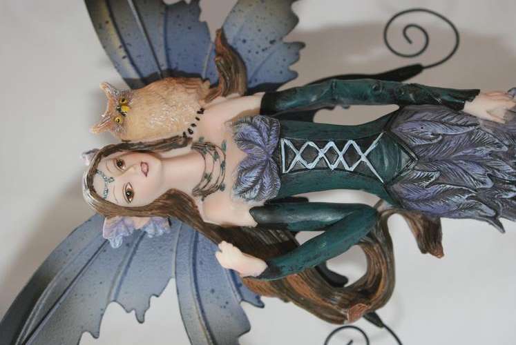Stunning Large Fairy ~ 29cm~ with Owl Companion ~ Unbelievable Price ~ Stock Clearance