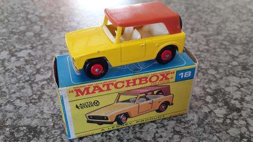 1969 MATCHBOX LESNEY NO.18 FIELD CAR - ORIGINAL BOX