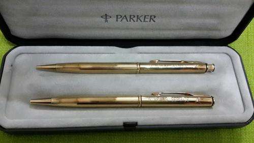 PARKER PEN AND PENCIL SET - GOLD PLATED (ACSA 5 YEAR SERVICE AWARD)