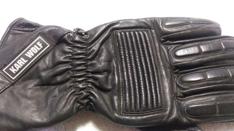 Karl Wolf Genuine Soft Leather Motorcycle Gloves Size XL