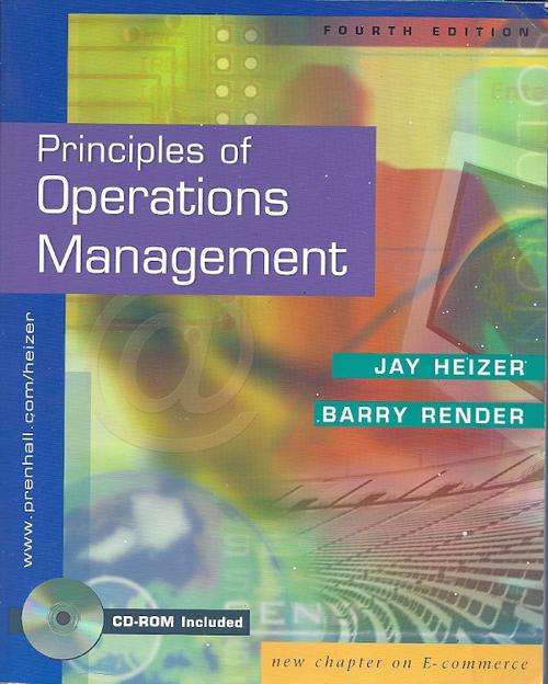 Principles of Operations Management (Fourth Edition) (DISCOUNTED!!!!)