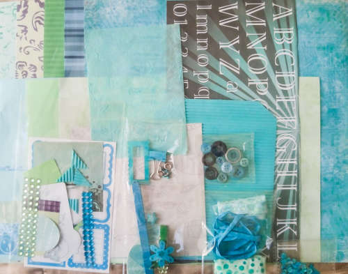 Scrapbook and Craft Pack Colour Teal