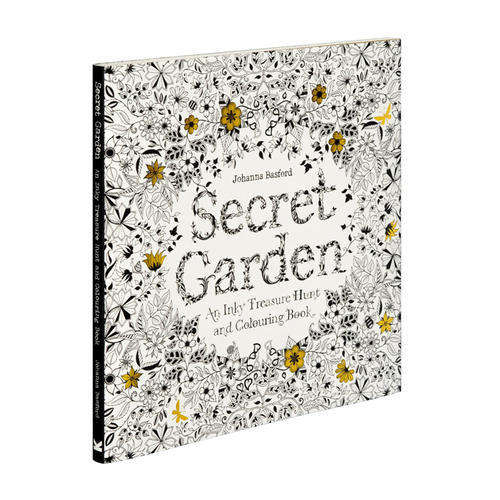 Secret Garden Adult Colouring Book - An Inky Treasure Hunt and Coloring Book by Johanna Basford