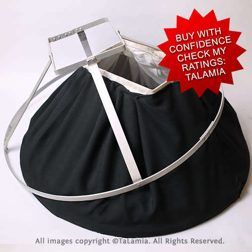 Custom made lightweight Softbox and frame for Garage Worklight