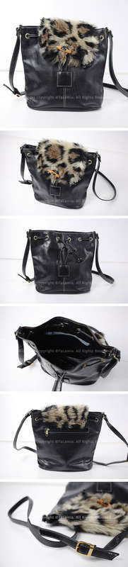 Nice medium sized ladies black PU leather shoulder handbag