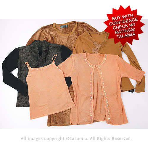 Winters Natural Shades - Black Gold Browns and Oranges sweater jerseys set (5PCS)