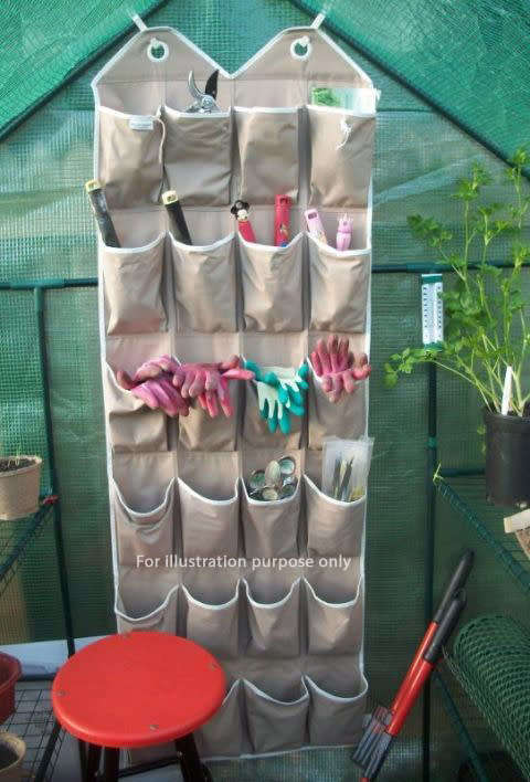 20 pocket eco-fabric over the door shoe organiser