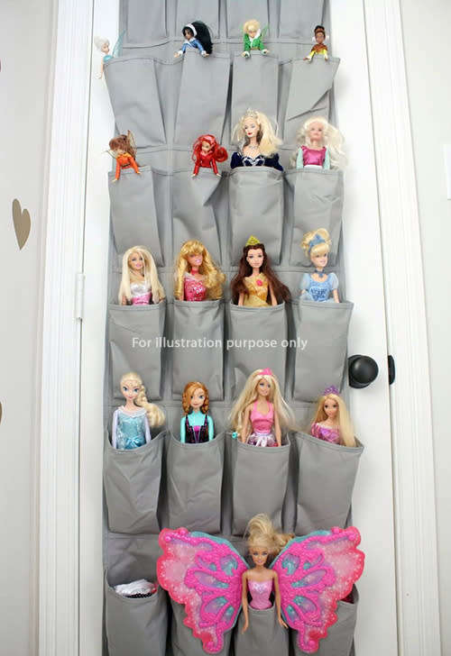 20 pocket eco-fabric over the door shoe organiser
