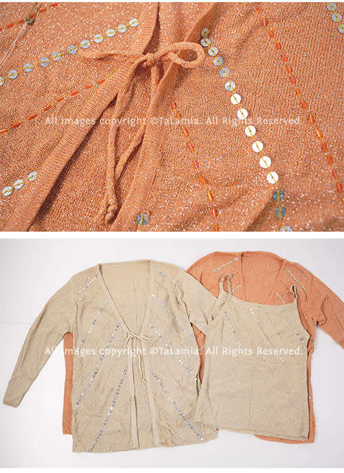 Ladies brown beige and orange sweater jerseys (5 pieces)