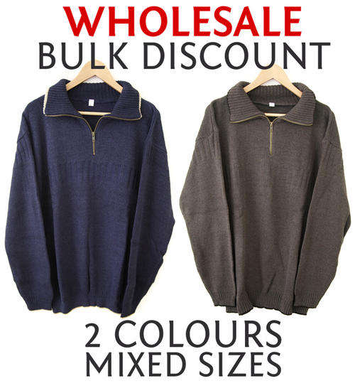 Mens jerseys BULK LOT - navy & stone grey