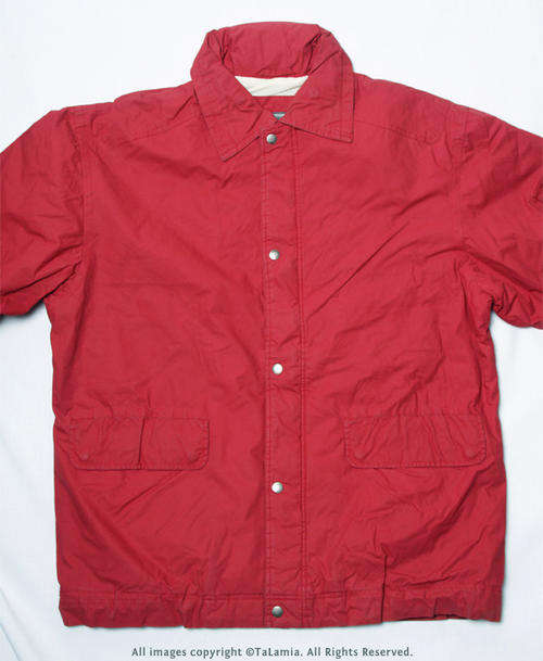 Mens beautiful French-made BLANC BLEU red jacket