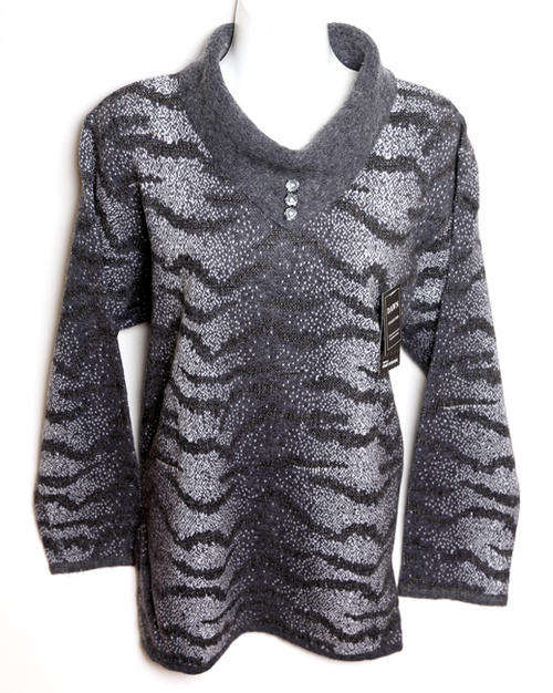 Ladies sophisticated grey jersey