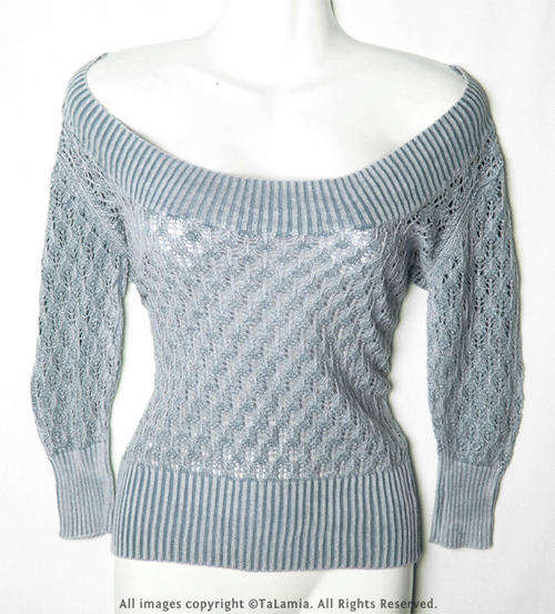 Sexy ladies dark maroon brown wide collar off-shoulder chunky knit look jersey top