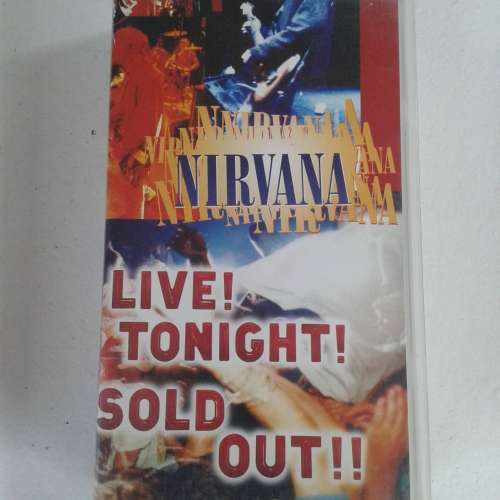Nirvana - Live! Tonight! Sold Out! (VHS TAPE) (1994)