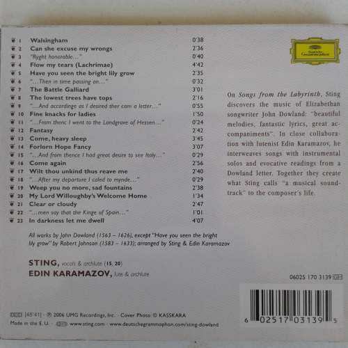 Sting - Songs From The Labyrinth (2006)