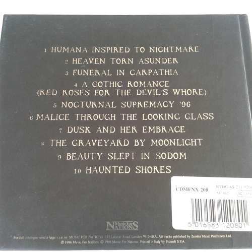 Cradle Of Filth - Dusk... And Her Embrace (Ltd Ed Digibook) (1996)