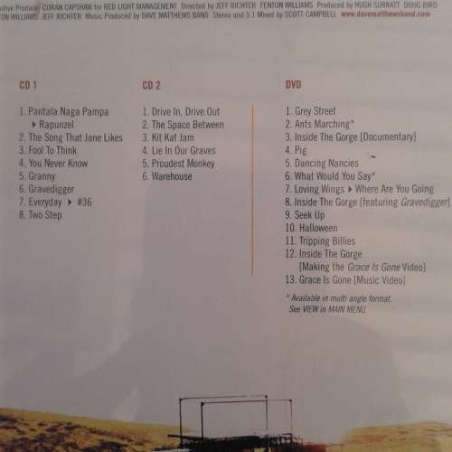 Dave Matthews Band - The Gorge (2CD/1DVD) (2004)