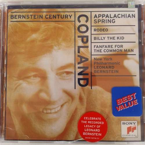 Copland - NY Philharmonic-Leonard Bernstein: Appalachian Spring/Rodeo/Billy The Kid/Fanfare... (`92)