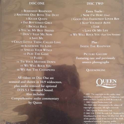 Queen - Greatest Video Hits 1 [2 DVD] (2002)