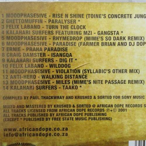 African Dope Volume One - Various Artists (2002)