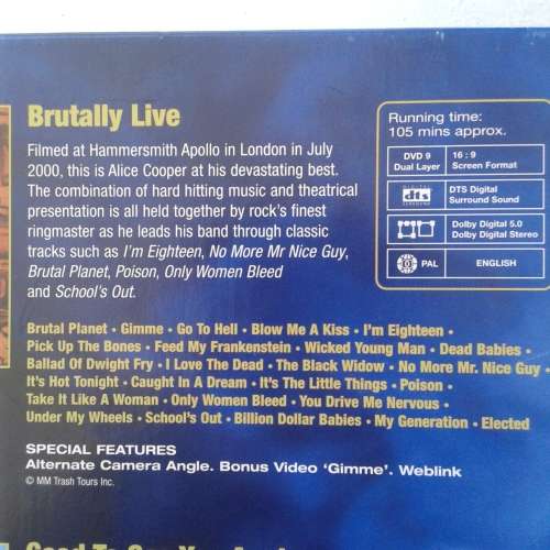 Alice Cooper - Brutally Live / Good To See You Again (2DVD Box) (2006)
