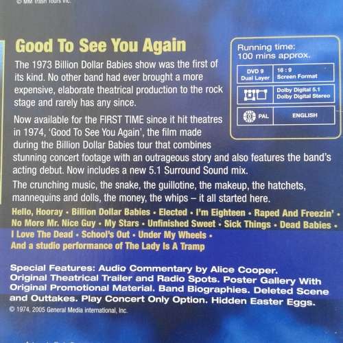 Alice Cooper - Brutally Live / Good To See You Again (2DVD Box) (2006)