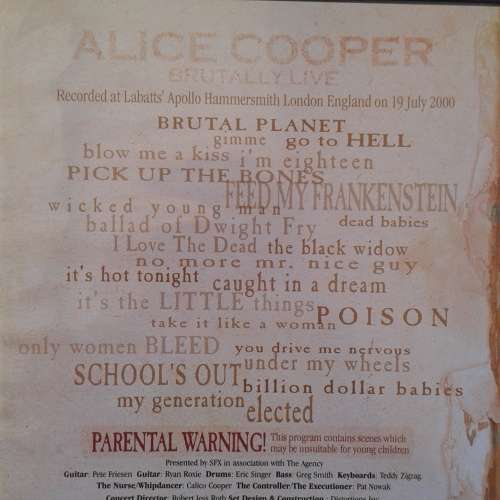 Alice Cooper - Brutally Live / Good To See You Again (2DVD Box) (2006)