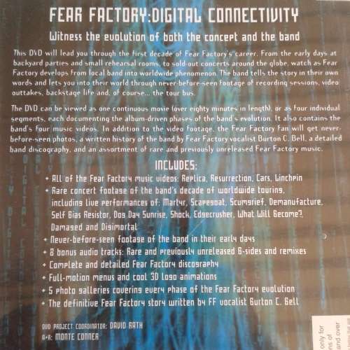 Fear Factory - Digital Connectivity [DVD] (2001)