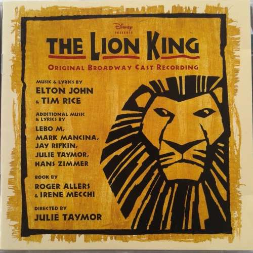 The Lion King - Original Broadway Cast Recording (Walt Disney Records) (1997) [D]