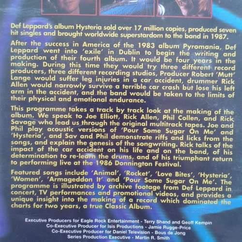 Def Leppard - Hyseria (Classic Album Series) (DVD) (2002)