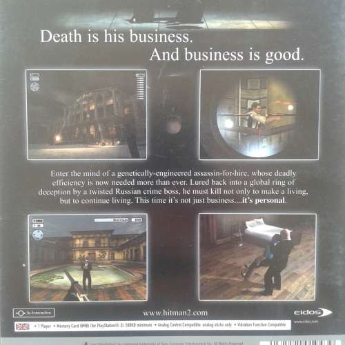 Hitman 2: Silent Assassin (PS2 Game) (PAL)