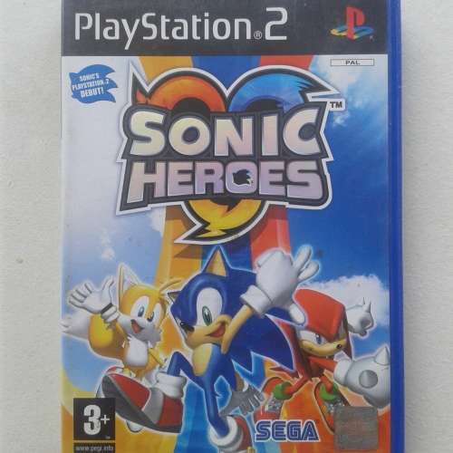 Sonic Heroes (PS2 Game) (PAL) (NO manual)