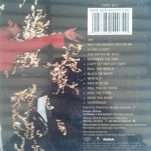 Michael Jackson - Dangerous (Special Edition) (2001) [D]
