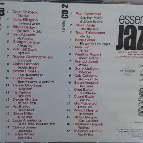 Essential Jazz - Various Artists (2CD) (1996)