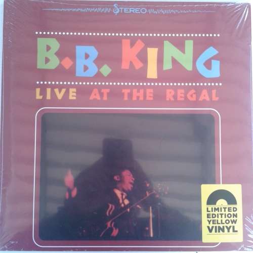 B.B. King - Live At The Regal (Ltd Ed. Yellow VINYL) (2018) (NEW, sealed.)