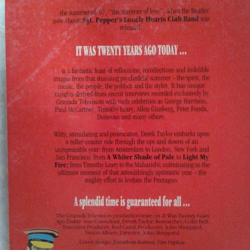It Was Twenty Years Ago Today - Derek Taylor (Softcover)