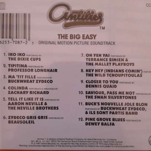 The Big Easy (Original Motion Picture Soundtrack) (1993)