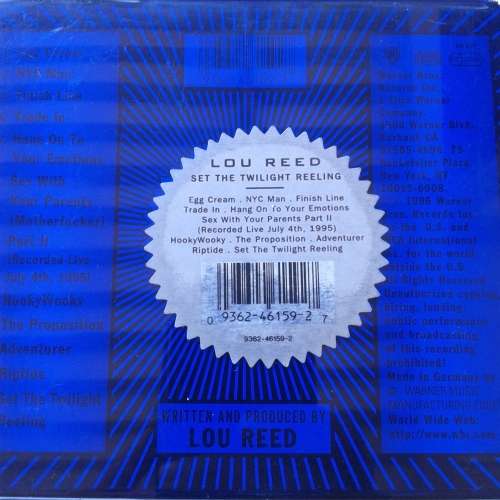 Lou Reed - Set The Twilight Reeling (1996)