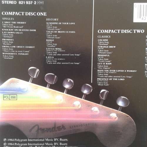 Eric Clapton - Backtrackin` (2CD) [Import] (1984)