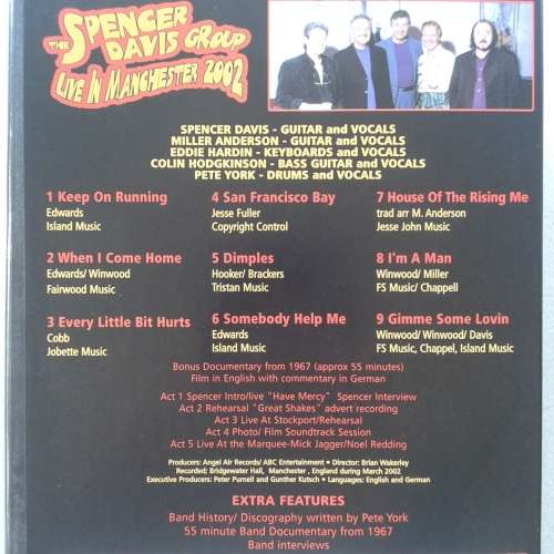 The Spencer Davis Group - Live At Manchester 2002 (DVD) (2002)