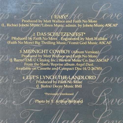 Faith No More - `Songs To Make Love To` (EP) (1993)