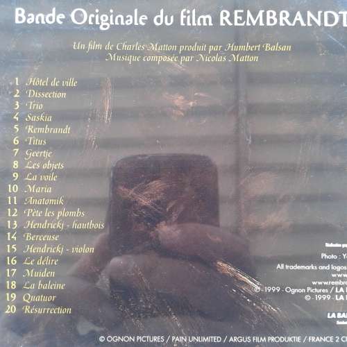 Nicolas Matton - Rembrandt [Import CD] (1999)