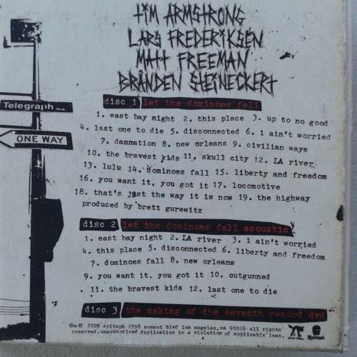 Rancid - Let The Dominoes Fall (2CD + DVD Box Set) (2009)  *read description