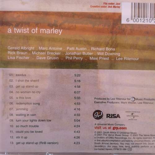 A Twist Of Marley: An All-Star Tribute To Bob Marley (2001)