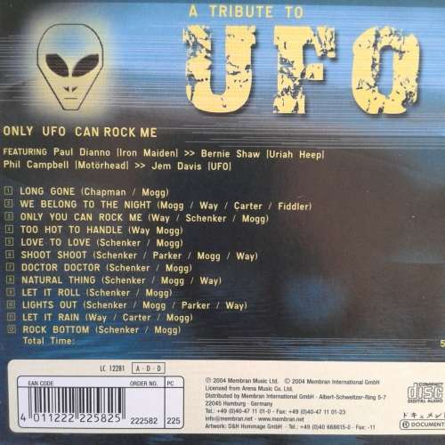 Only UFO Can Rock Me: A Tribute To UFO - Various Artists (2004)