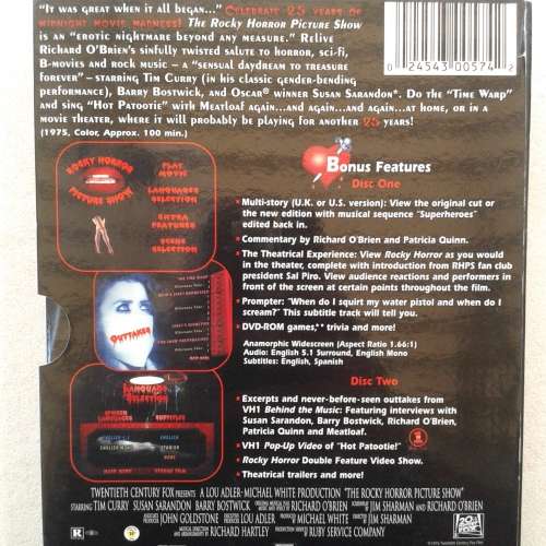 The Rocky Horror Picture Show - 25 Years of Absolute Pleasure [2 DVD Special Edition Import] (2000)