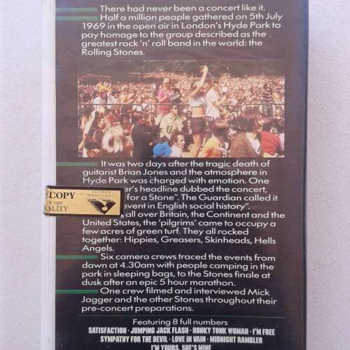 Rolling Stones - The Stones In The Park [VHS]